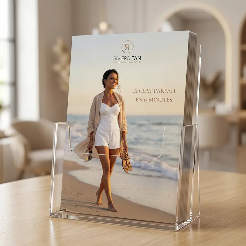Flyers publicitaires A5 Riviera Tan pour le bronzage sans UV